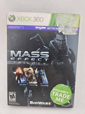 Mass Effect Trilogy Xbox 360, 2012, 5-Disc Set with Slipcover CIB TESTED
