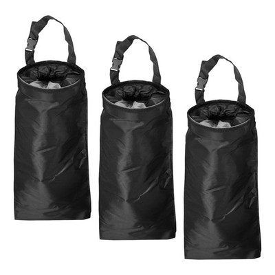 DUSCOKE 3PCS Hanging Car Garbage Bag for Back Seat - Universal 3PCS, Black 