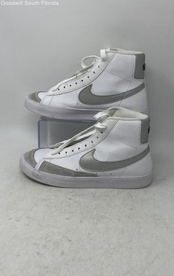 Nike Kids Blazer Mid '77 DA4086-101 White Mid Top Lace-Up Sneaker Shoes Size 6Y