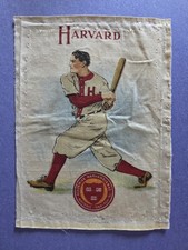 1910 Large Murad tobacco silk S21 HARVARD UNIVERSITY Baseball Batter