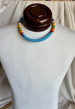 Maasai Beaded Necklace Collar Handmade Tribal Wedding Ceremonial African