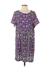 Minkpink Women Blue Casual Dress S