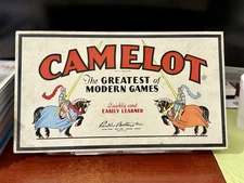Parker Brothers CAMELOT Battle Game 1931 Medieval Strategy Board Game COMPLETE