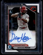 2024 Bowman Chrome #CPA-BMO Bernard Moon Prospects Autographs
