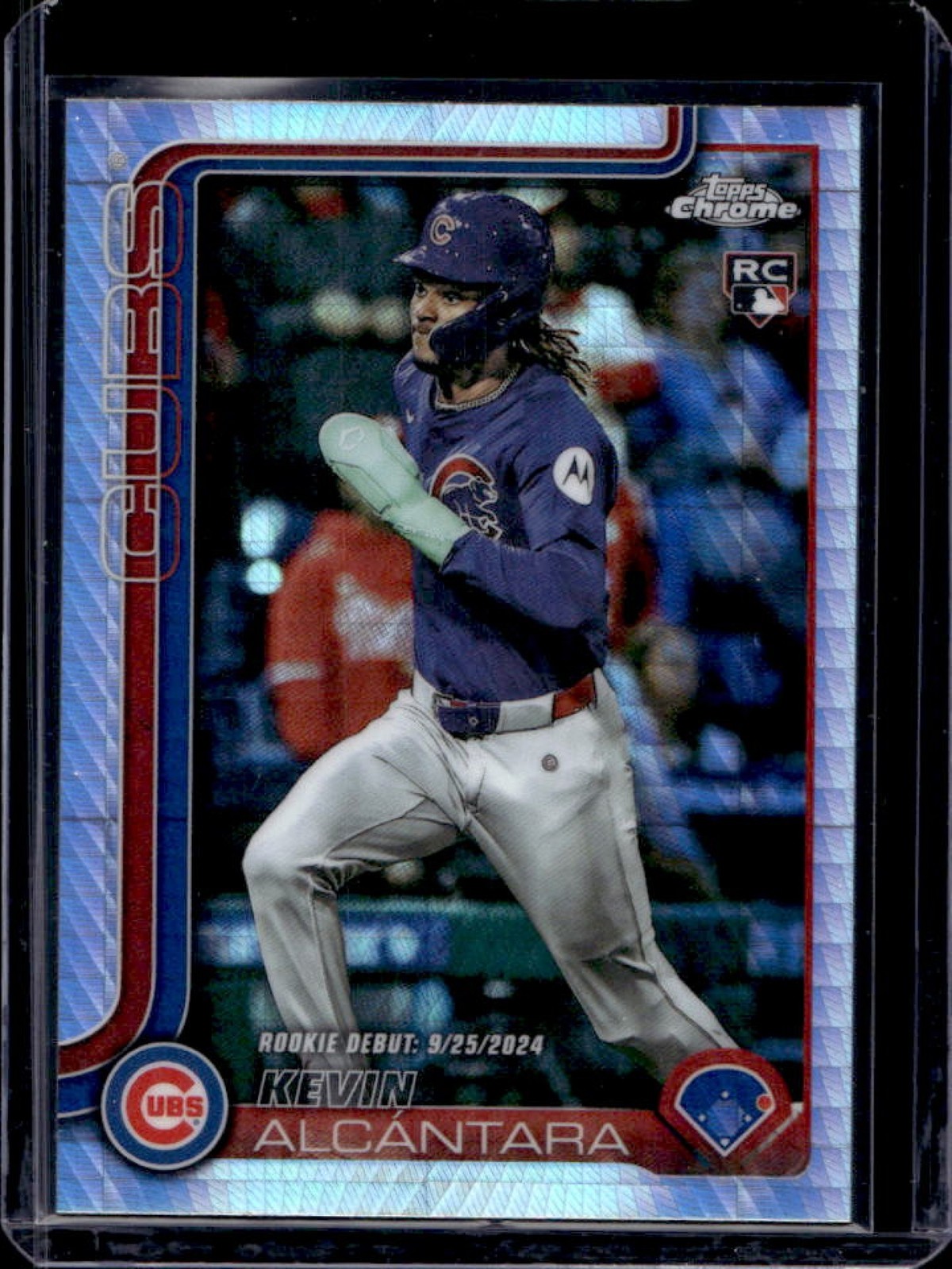 2025 Topps Chrome Update Kevin Alcantara RC Prism Refractor #USC25 Cubs