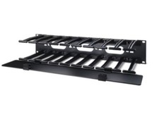 APC 2U Horizontal Cable Manager, 6 Fingers top and bottom - AR8606