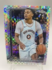 2025-26 Topps Chrome - Keldon Johnson X-Fractor Refractor #220 Spurs SP