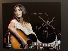 Emmylou Harris Hot! autographed signed classic young 8x10 photo Beckett BAS coa