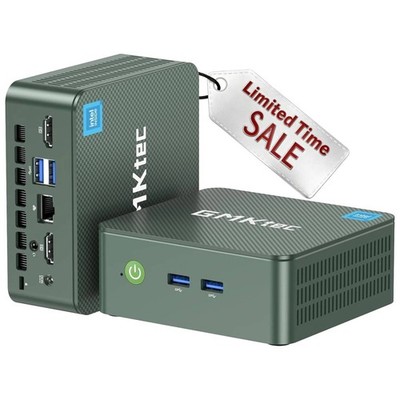 GMKtec G3 Plus Mini PC Intel  N150 16GB RAM 1TB SSD Office Desktop Computer