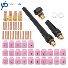TIG Welding Torch Kit 040" 1/8" Gas Lens Setup 58 PCS For WP-9/20/25