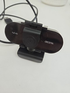 DICOTA Webcam PRO Plus FULL HD – Plug & Play USB Webcam mit Privatsphäre Blende