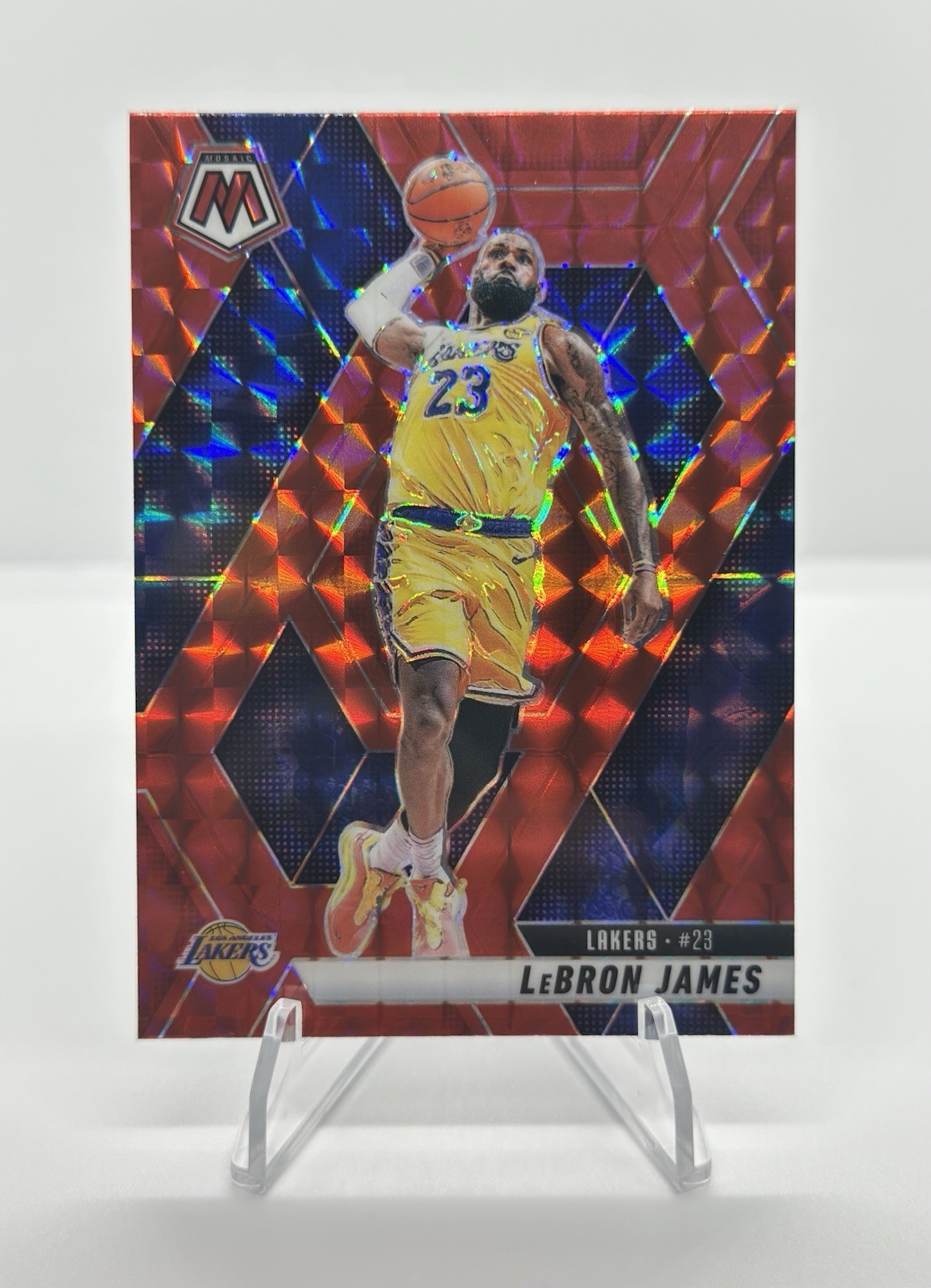 2024-25 Mosaic Lebron James Red Lakers 180