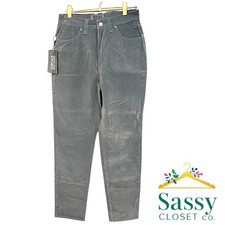 VERSACE Jeans Couture Gray Sueded Moleskin Pants 30 NWT Vintage Ittierre