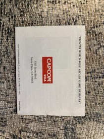 STREET FIGHTER 2010 Nintendo NES Original 1990 CAPCOM Instruction Manual *ONLY*