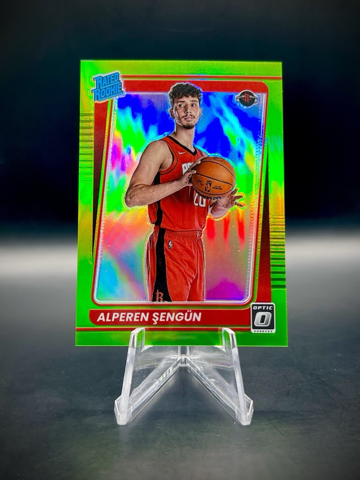 💚2021-22 Donruss Optic #169 Alperen Sengun Lime Green Prizm Rookie RC /149