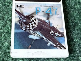 P-47 PC Engine HuCard Only There is some paint peeling Operation 