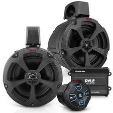 Pyle 6.5'' 1200 Watt Water-Resistant Marine Off-Road Speakers
