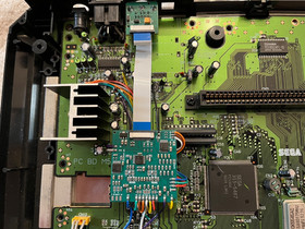 SEGA Genesis Model 1 with 4BP+Full Recap+Games+1 Wireless and Wired Controller