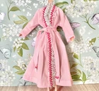Barbie 1970s Clone Doll Robe Sleepwear Light Pink With Ties Vintage