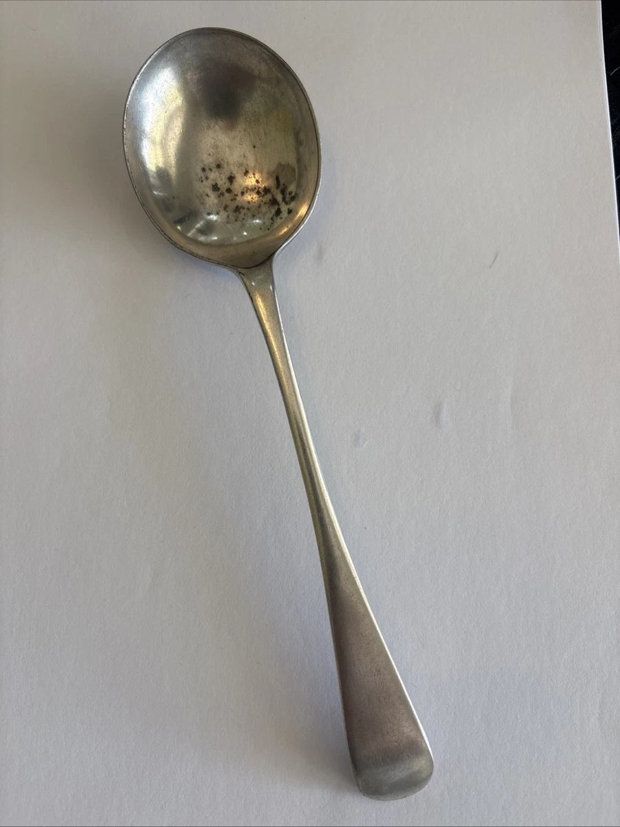 Vintage Silver Plated Serving Spoon MH & Co Hallmark Stamped Electro Plated
