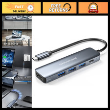 5-in-1 USB-C Hub Multiport Adapter, Expandable USB Hub with HDMI, USB 3.0, PD Ch