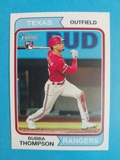 2023 Topps Heritage Bubba Thompson RC #157 Texas Rangers 