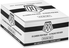 2021  Mosaic Baseball Trading Cards Factory Sealed 12 Pack Cello Box