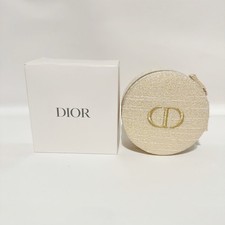 Profumi CHRISTIAN DIOR oro trousse sacchetto cosmetico gioielli scatola rotonda nuovo