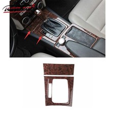 Agate Wood Grain Middle Console Gear Shift Cover Trim For Benz C-Class 2011-2013
