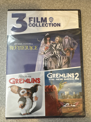 Beetlejuice / Gremlins / Gremlins 2: the New Batch: 3-Film Collection (DVD) NEW