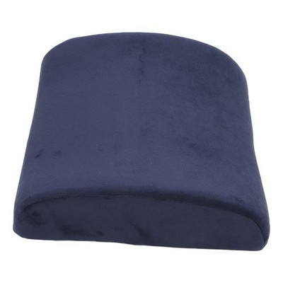 Lumbar Support Pillow Pure Color Plush Ergonomic Design Memory Foam Back SET