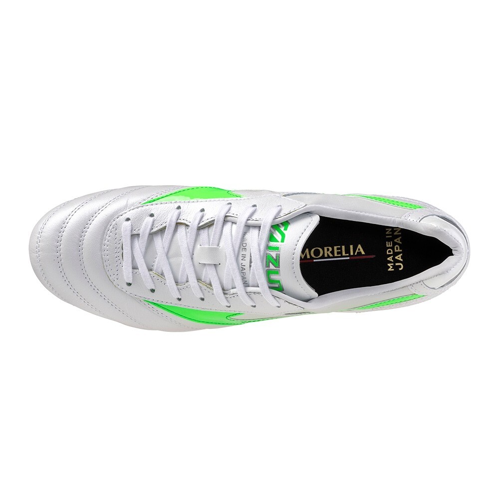 MIZUNO Morelia II JAPAN P1GA2501 37 Super White Pearl Neon Green