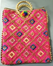 IKM Party Wear Potli Bag/ Gift Potli Bag for Wedding Return Gift