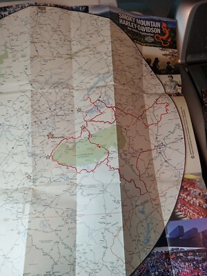 Smoky Mountain Harley Davidson, 2020 map, 100 mile radius map