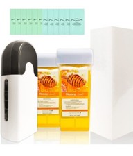 Zezzio Roll on Wax Warmer Kit for Body Hair Removal -See pics and Discription