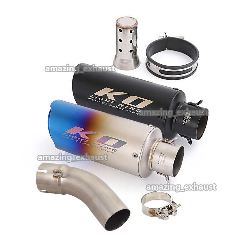 For Kawasaki Ninja ZX4R ZX4RR 2023 Slip on Exhaust Mid Pipe +