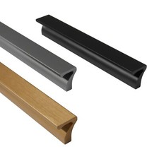 Modern Design Black Door Handle for Kitchen Cabinet, Wardrobe Doors and Draws