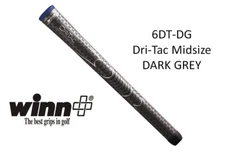 Winn Golf - Dri-Tac Midsize Grip Dark Gray 6DT-DG