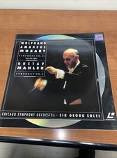 Wolfgang Amadeus Mozart Symphony 35 Chicago Symphony Laserdisc Georg Solti