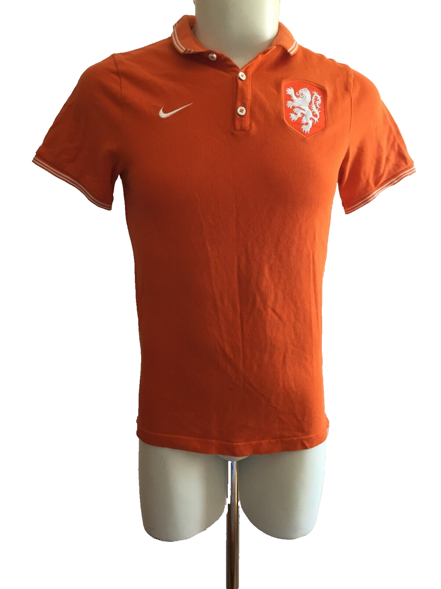 KNVB Polo Shirt Netherlands National Team Soccer Mens Size S 2014