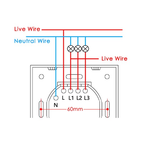 WiFi Smart Light Switch 1/2/3-Gang Light Switch Remote for Alexa & Google IFTTT - Picture 12 of 18