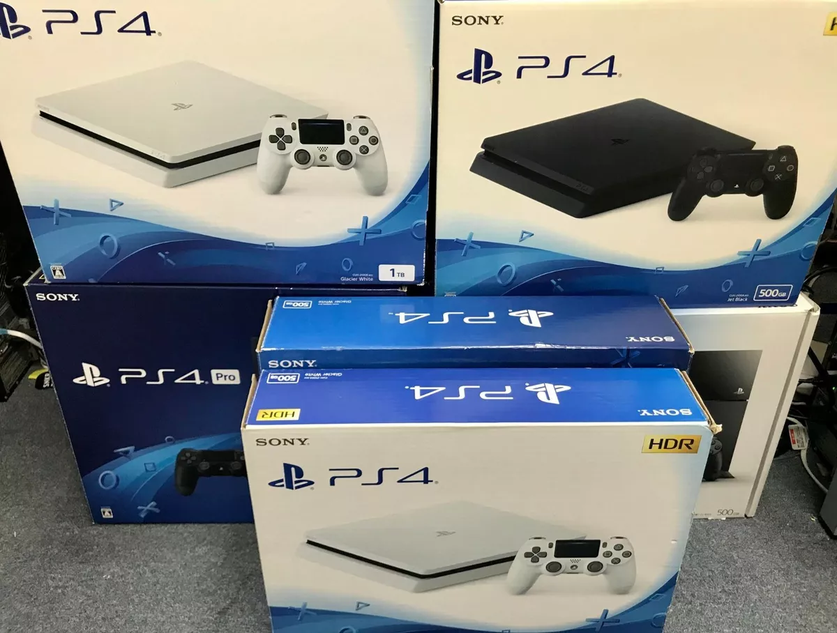 PlayStation 4 Slim de 500 GB e 1 TB e PS4 pro (Ler Descrição