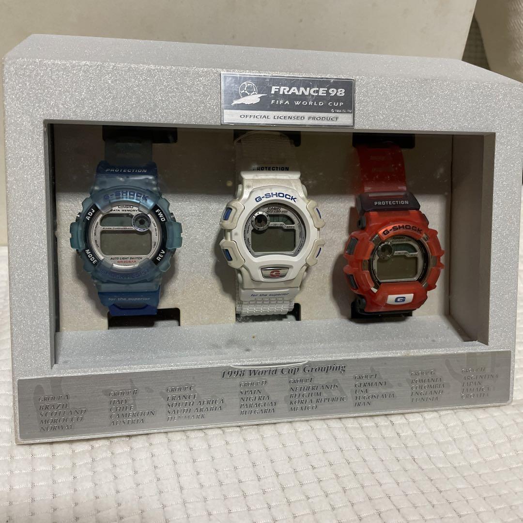 G-Shock G-Wcup98 1998 World Cup Model Set Of 3 | eBay G-Shock G-Wcup98 1998 World Cup Model Set Of 3 | eBay