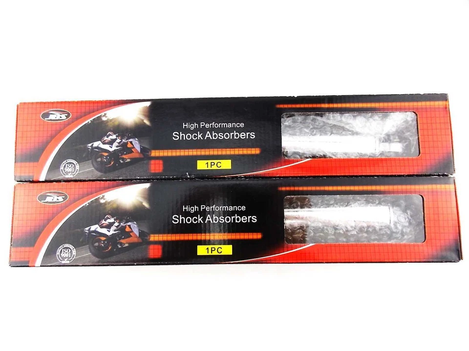 HONDA CB500T 317mm JBS CHROME REAR SHOCK ABSORBERS EYE TO CLEVIS Foto 4 de 4