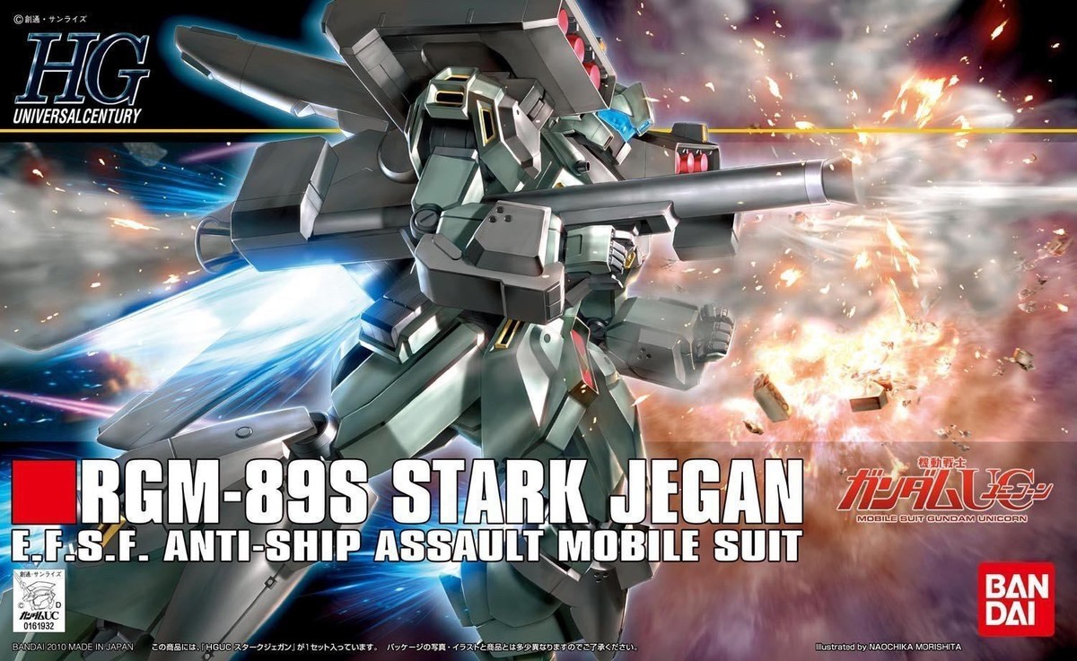 Bandai Hobby Gundam HGUC #104 RGM-89S STARK JEGAN HG 1/144 Model