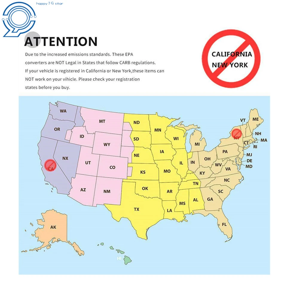 Kit convertidor catalítico banco 1 y banco 2 para Dodge Grand Caravan V6 3,6 L 2011-2016 Foto 4 de 4