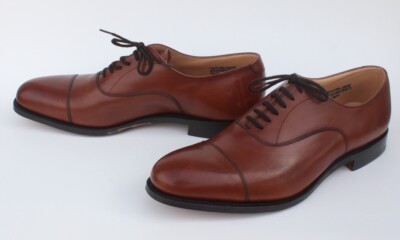 チャーチ /Church’s Dubai UK7 Church's Dubai Cap Toe Oxfords Mens Shoes Size US 8/ UK 7 in Brown