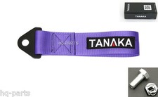 Tanaka High Strength Universal Purple Racing Sports Tow Strap Tow Hook