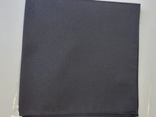 Hideoki Bespoke Men's Designer Pocket Square Black 100 Silk