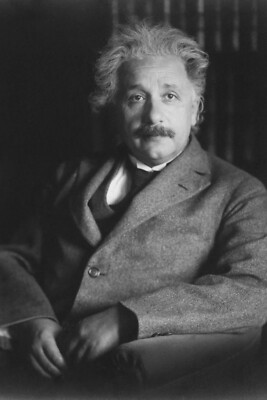 Albert Einstein deutscher Wissenschaftler altes Portrait Bild Fotodruck 4x6